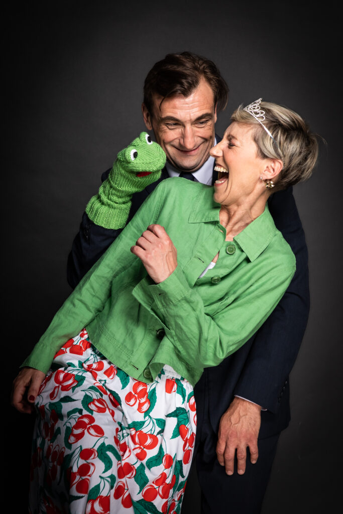 Karl & Diana Fröschl mit Froschkönig