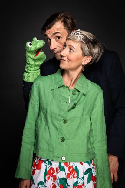 Karl & Diana Fröschl mit Froschkönig